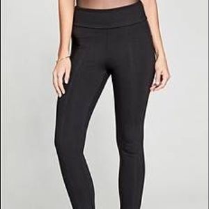 Marciano dressy leggings. Side gold zipper
